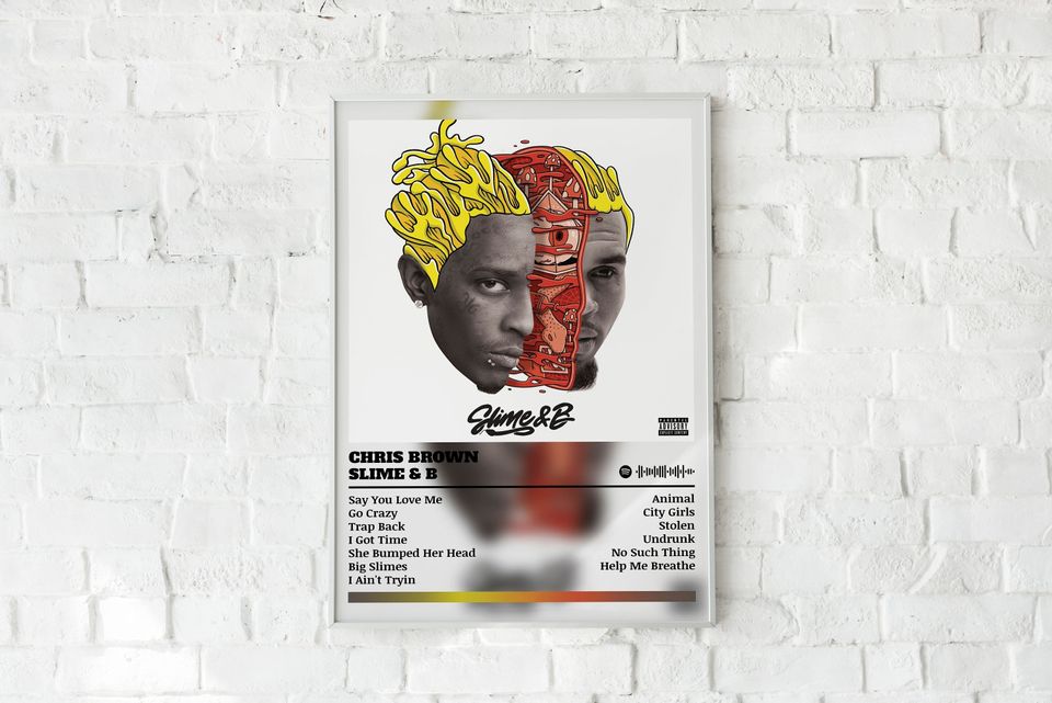 Chris Brown Poster Print | Slime & B Poster