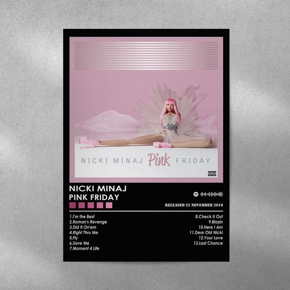 Nicki Minaj Poster Print | Pink Friday Poster