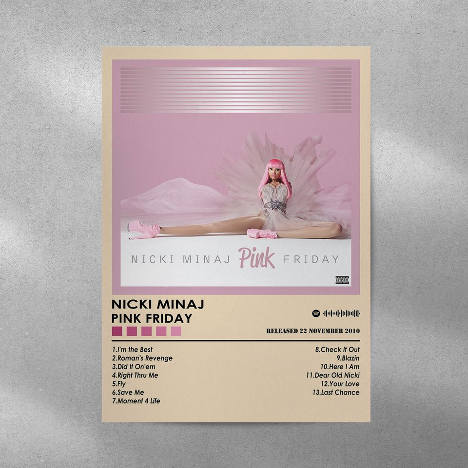 Nicki Minaj Poster Print | Pink Friday Poster
