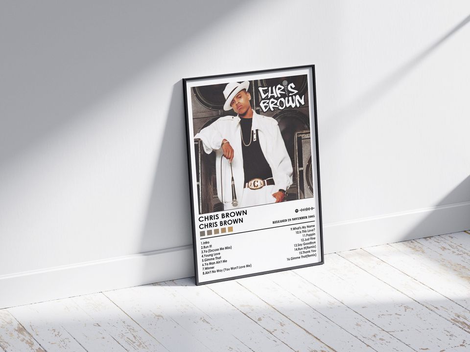 Chris Brown Poster Print | Chris Brown Poster | Music Poster