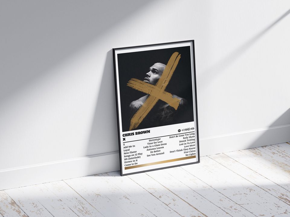 Chris Brown Poster Print | X Poster | Music Poster