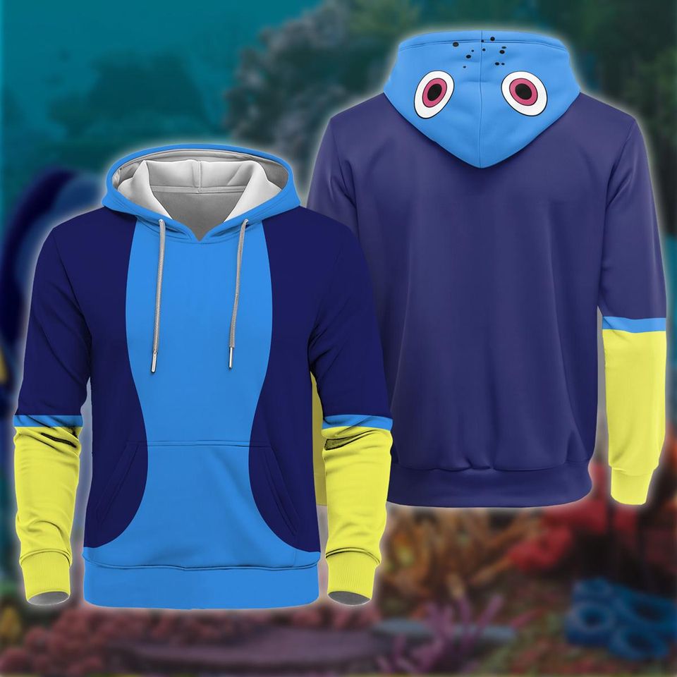 Finding Nemo Dory 3D Full Over Print Hoodie, Finding Nemo Cosplay Sweatshirt