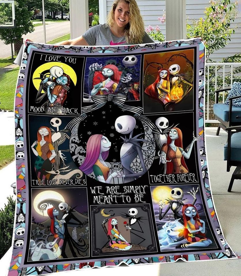 Jack Skellington Sally Blanket, The Nightmare Before Christmas Blanket