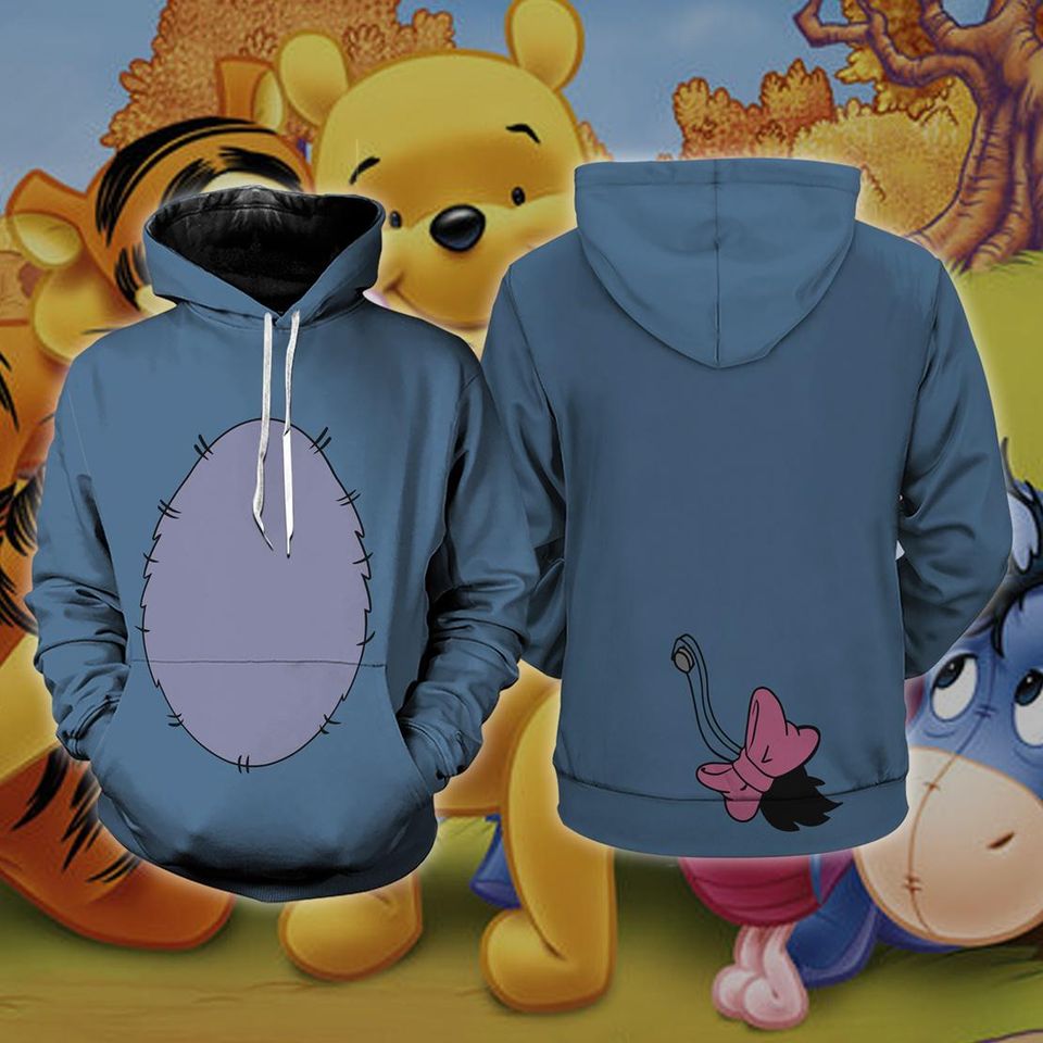 Funny Eeyore 3D Full Over Print Hoodie, Winnie The Pooh Eeyore Shirt