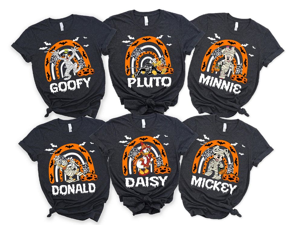 Disney Mickey Mummy Halloween Matching T-Shirt