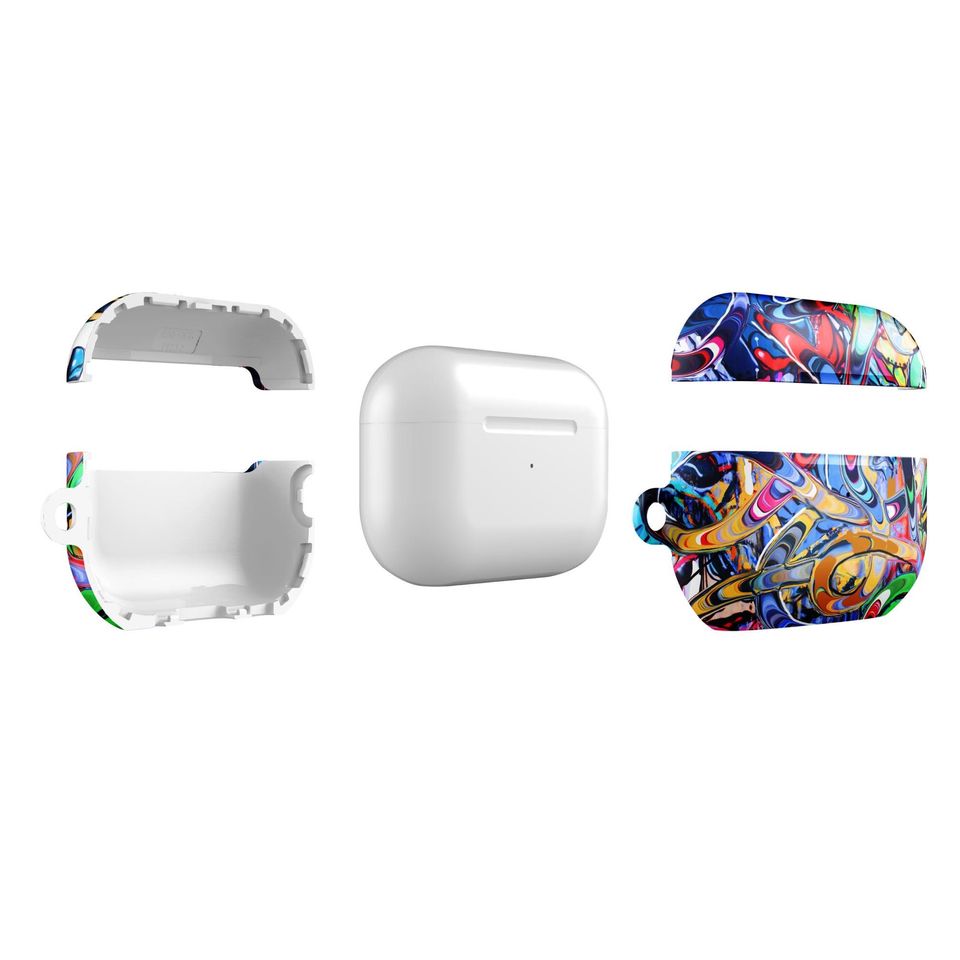Stylish Street Art Abstract Graffiti AirPods Case