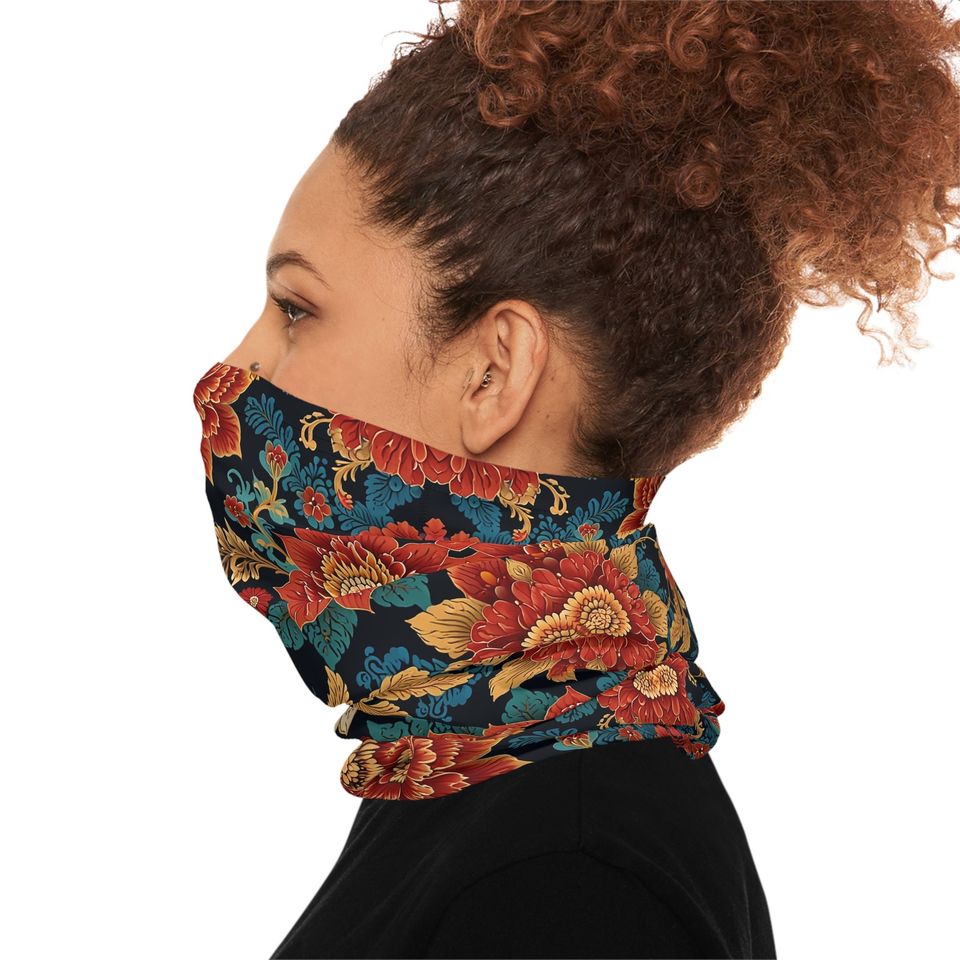 Floral Print Neck Gaiter