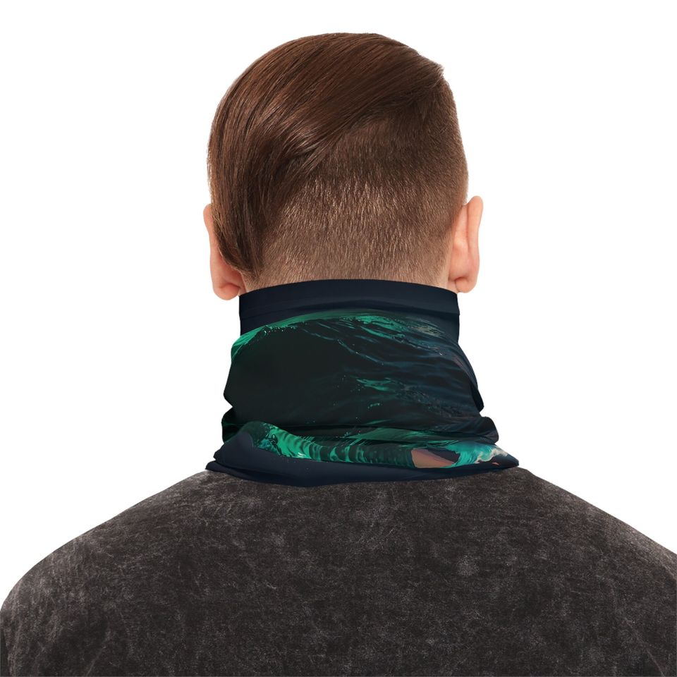 Ocean Wave Moisture-Wicking Neck Gaiter Face Cover