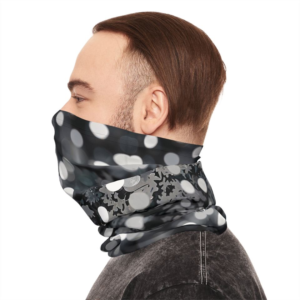 Lights Theme Unisex Microfiber Neck Gaiter