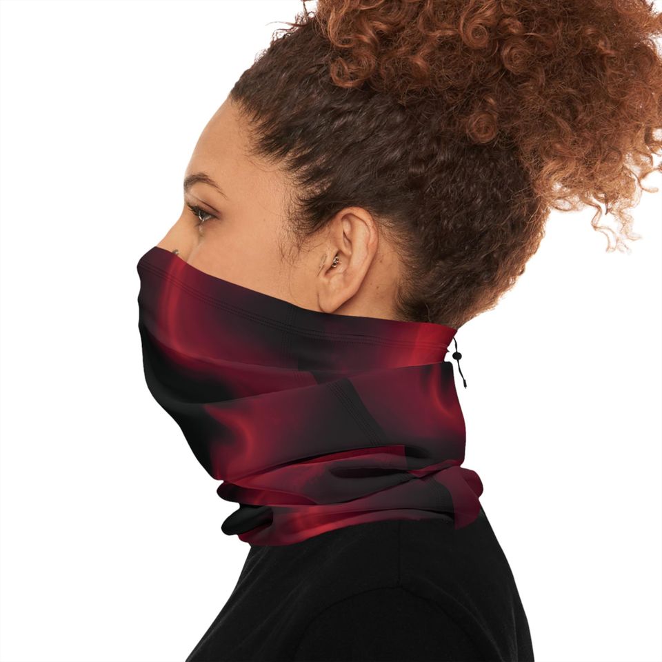 Flame Pattern Adjustable Winter Neck Gaiter Scarf