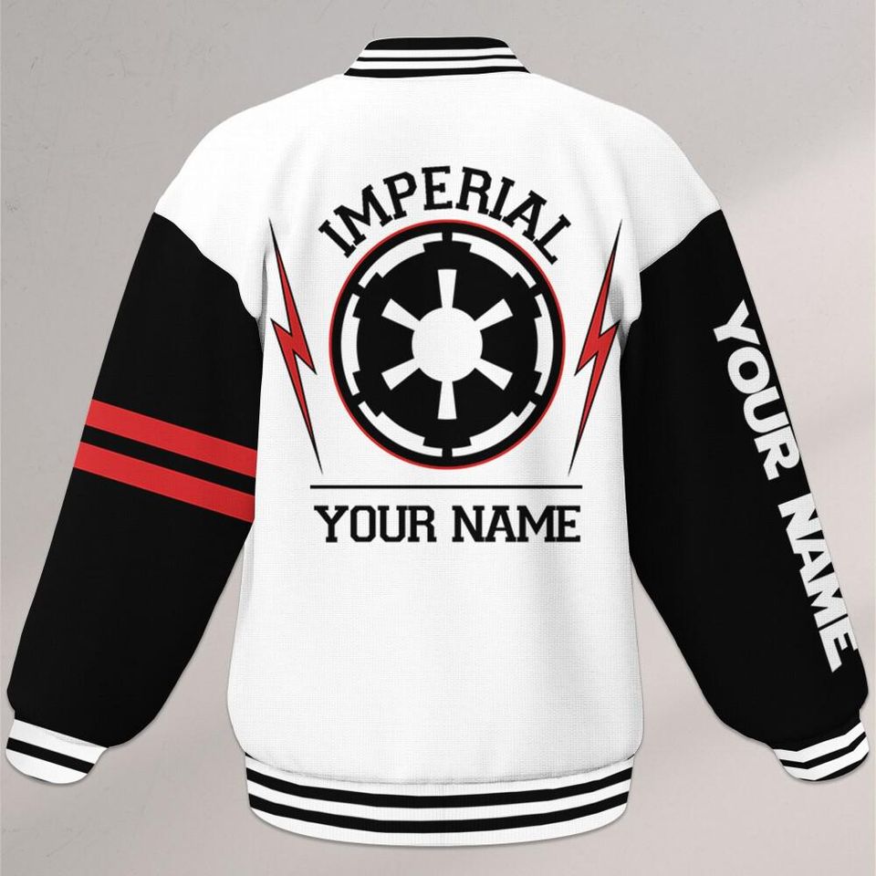 Personalized Star Wars Imperial Forces Varsity Jacket, Custom Disney Jacket, Star Wars Varsity, Disney Uniform Varsity