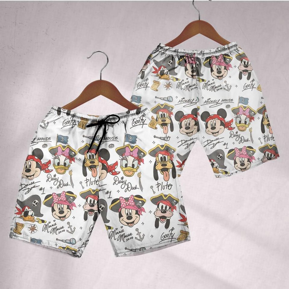 Disney Mickey Mouse Pirates Hawaiian Shirt for Men and Women