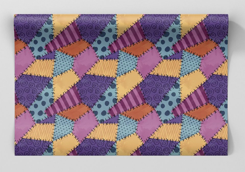 Nightmare Before Christmas Wrapping Paper Sheets -  Disney Jack Skellington Sally Oogie Boogie Zero Presents Halloween