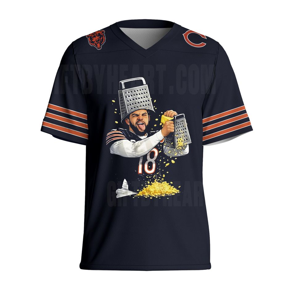 Caleb Williams Cheese Grater Football Jersey ,Caleb Williams Meme Football Jersey