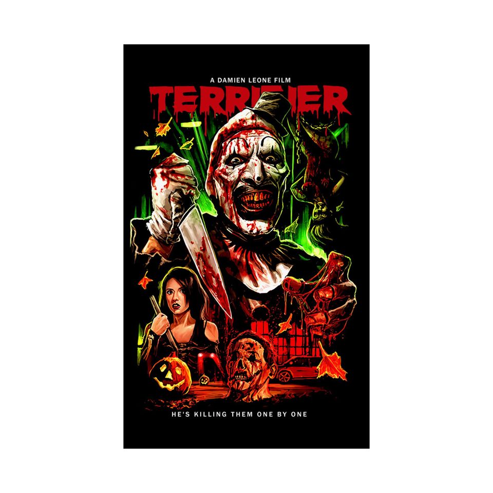Terrifier matte movie poster featuring Art the Clown | High quality paper