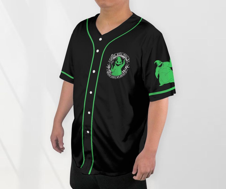 Halloween Oogie Boogie Baseball Jersey Ghost Baseball Shirt Halloween Jersey Shirt Gift