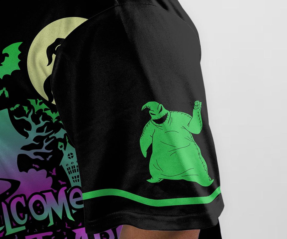 Halloween Oogie Boogie Baseball Jersey Ghost Baseball Shirt Halloween Jersey Shirt Gift
