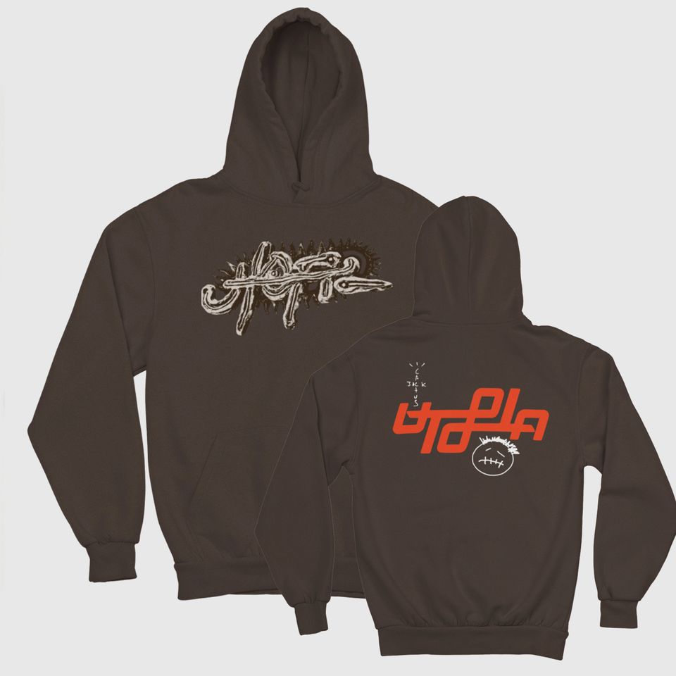 Travis Utopia Hoodie | Cactus Jack Pullover | Hooded Sweatshirt