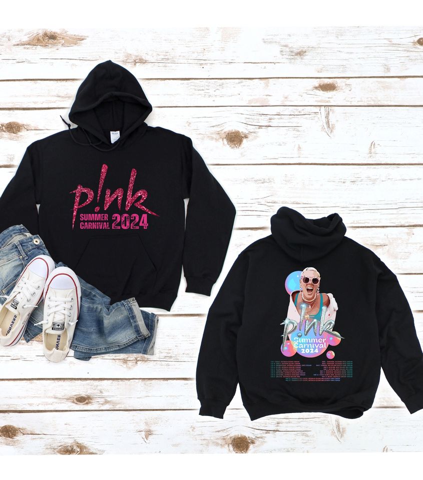 Pink Tour Hoodie, Concert Hoodie for the Summer Carnival Tour 2024, Summer Carnival 2024