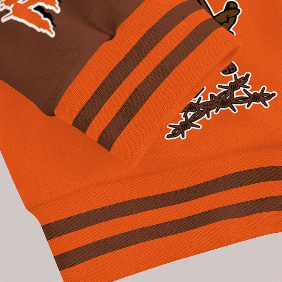 High OG Starfish 1s Varsity Jacket, Trust No One Baseball Jackets