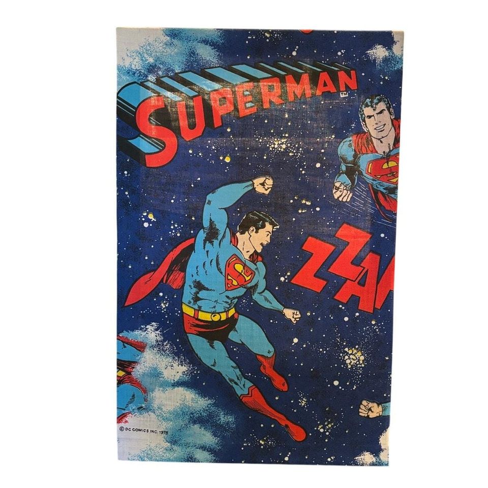 Vintage 1978 DC Comics Superman Matte Vertical Poster