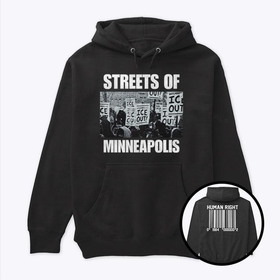 Bruce Springsteen Streets Of Minneapolis ICE Out Hoodie