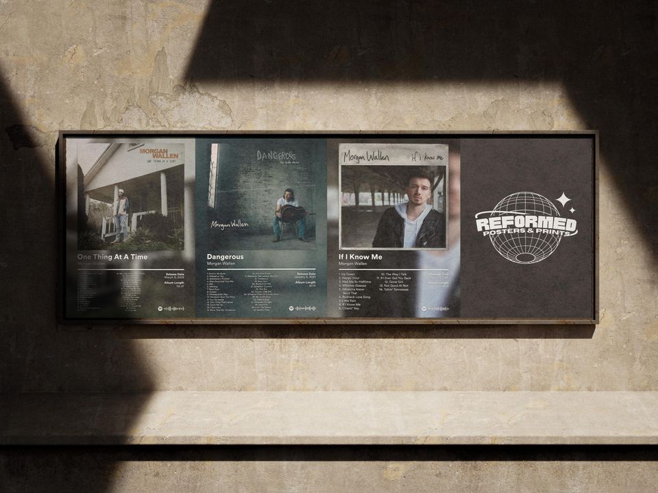 Wallen Western Album Cover Posters