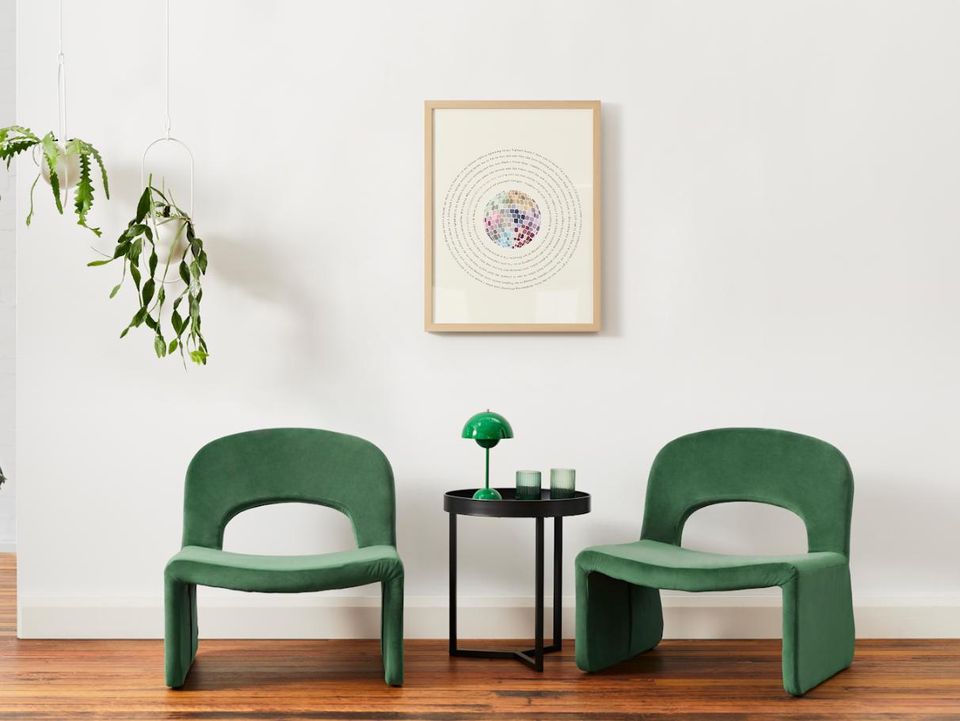 Taylorr Swifts Mirrorball | Printed Wall Art | Lyrics Print