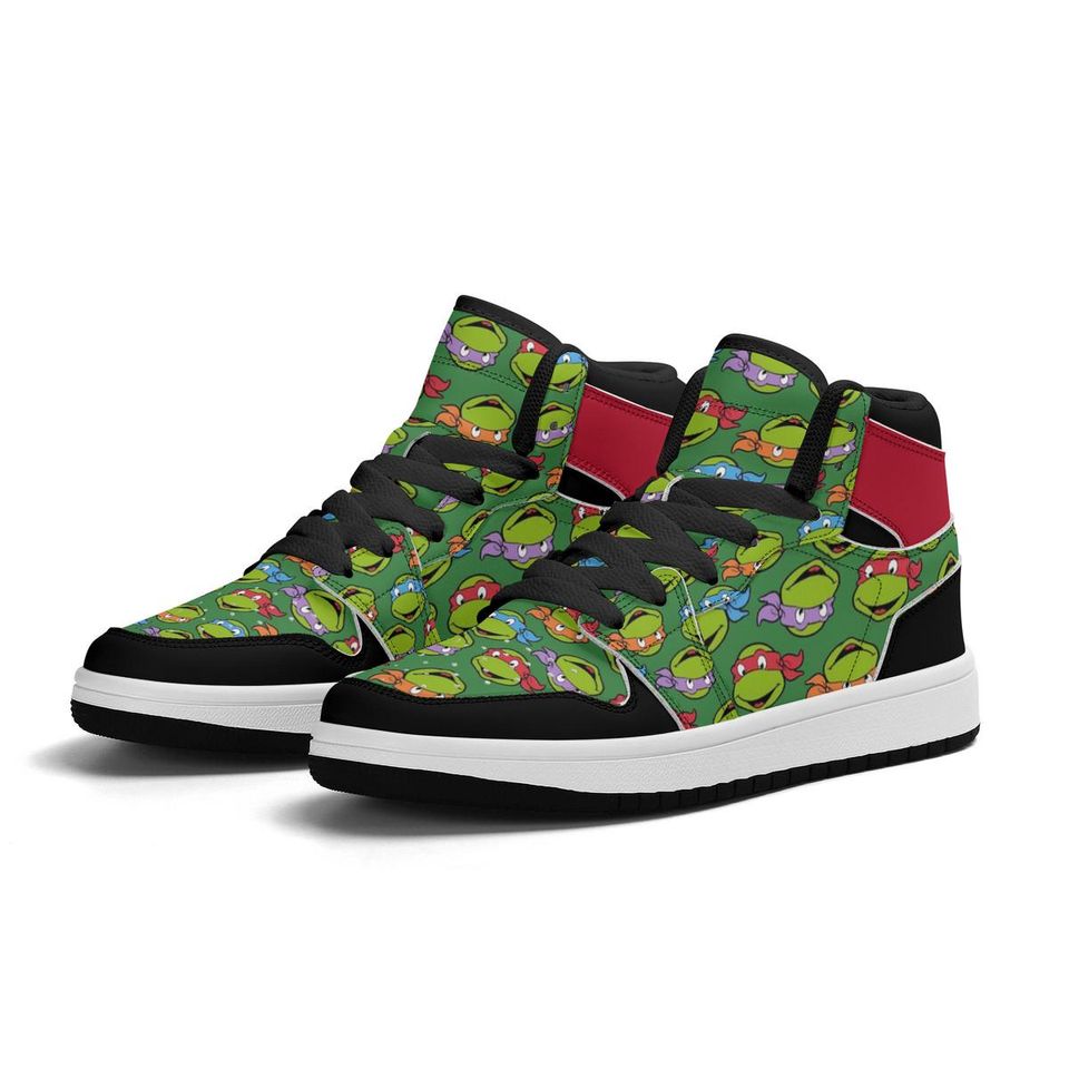 Character Turtles Children High-Top Sneakers
