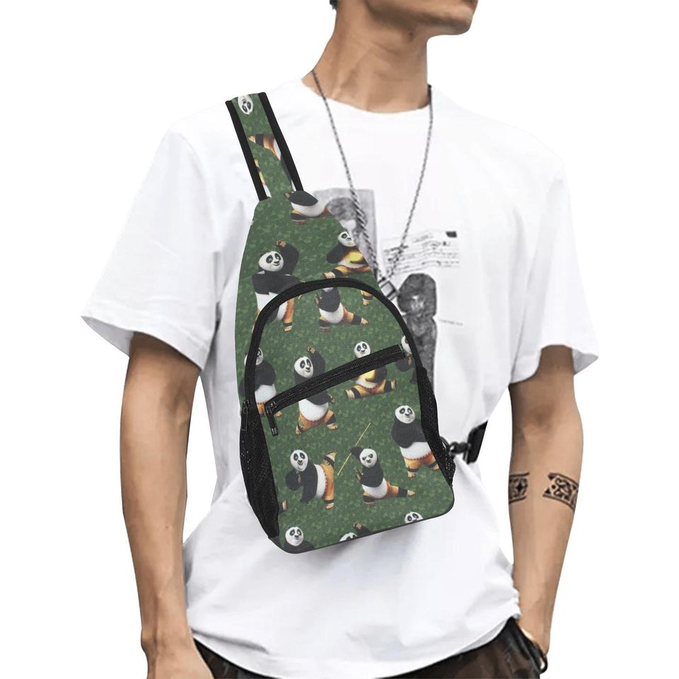 Character Kong fu Chest Bag