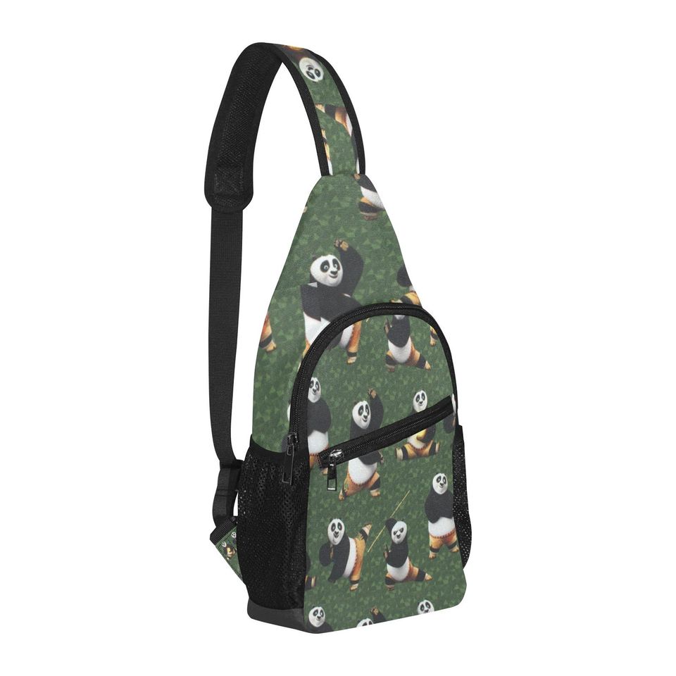 Character Kong fu Chest Bag