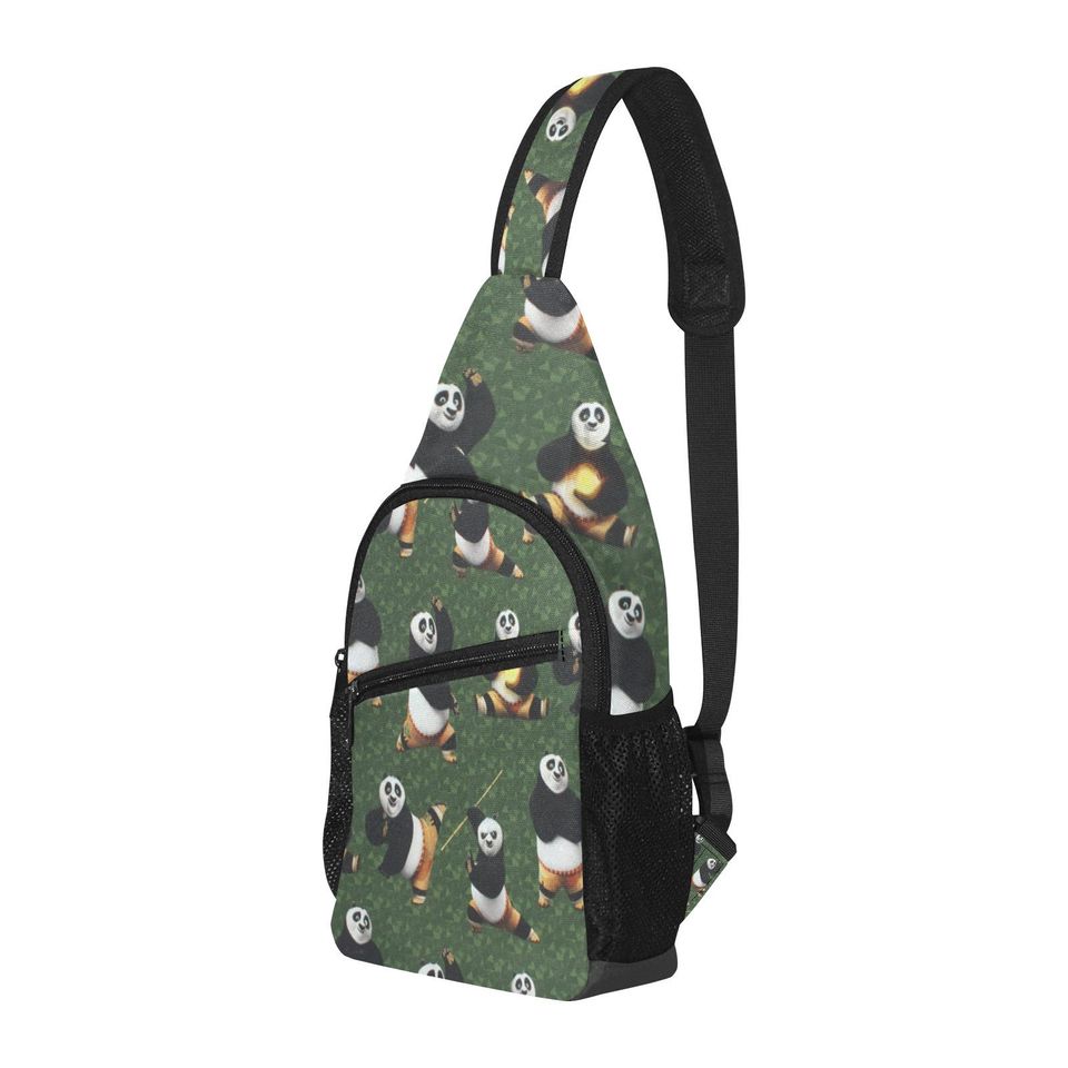 Character Kong fu Chest Bag