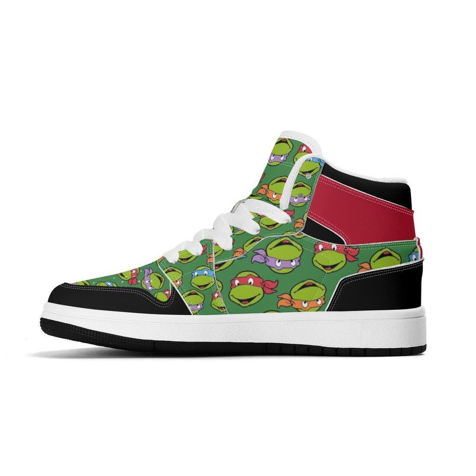 Character Turtles Children High-Top Sneakers