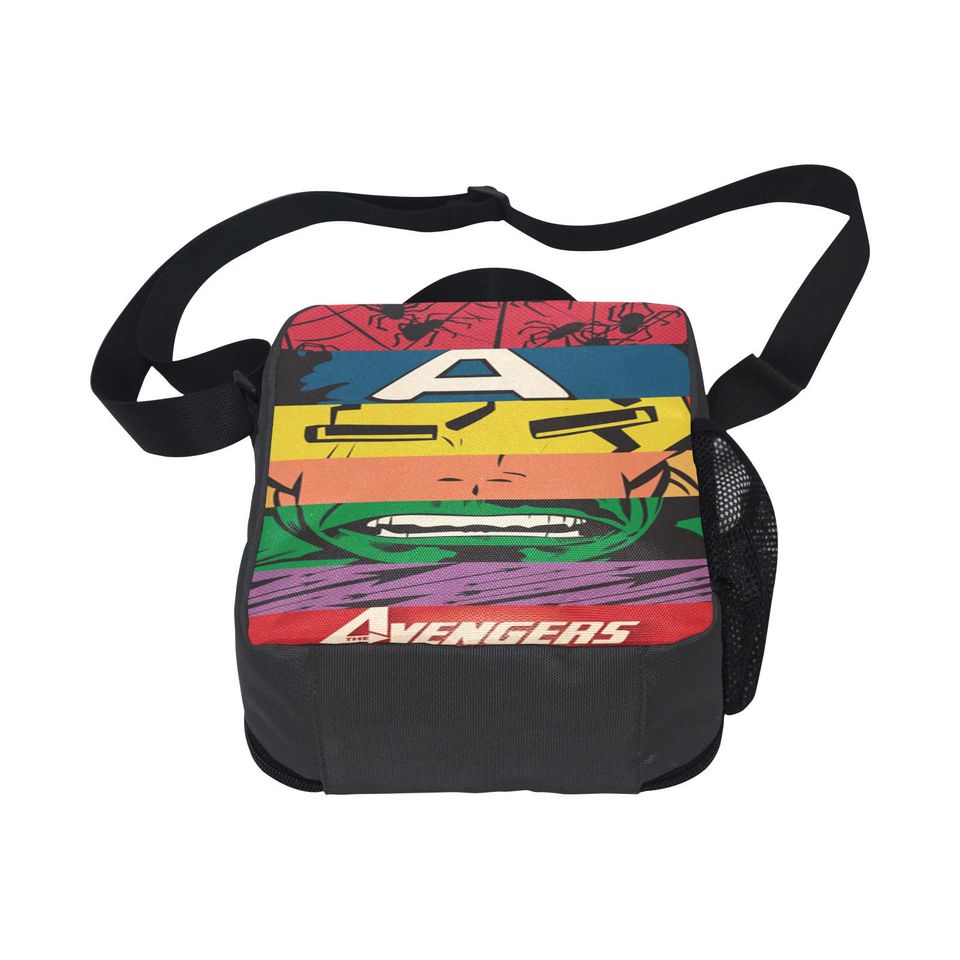 Character Marvel Group Print Crossbody Bag