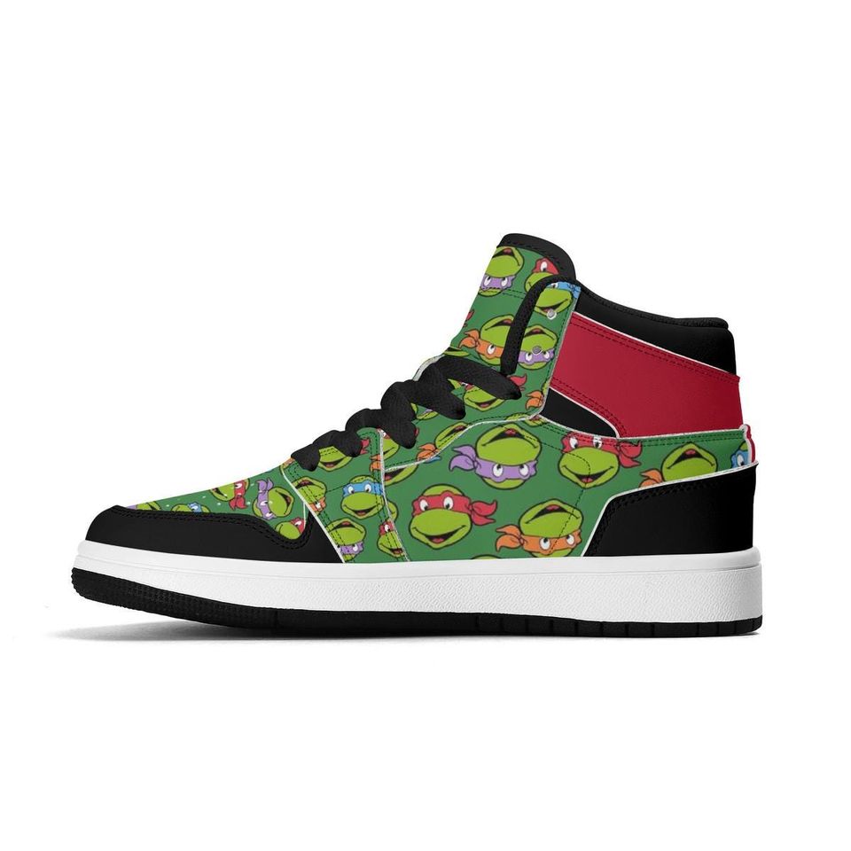 Character Turtles Children High-Top Sneakers