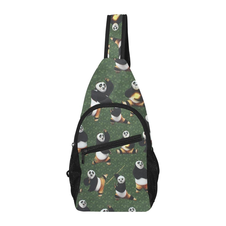 Character Kong fu Chest Bag