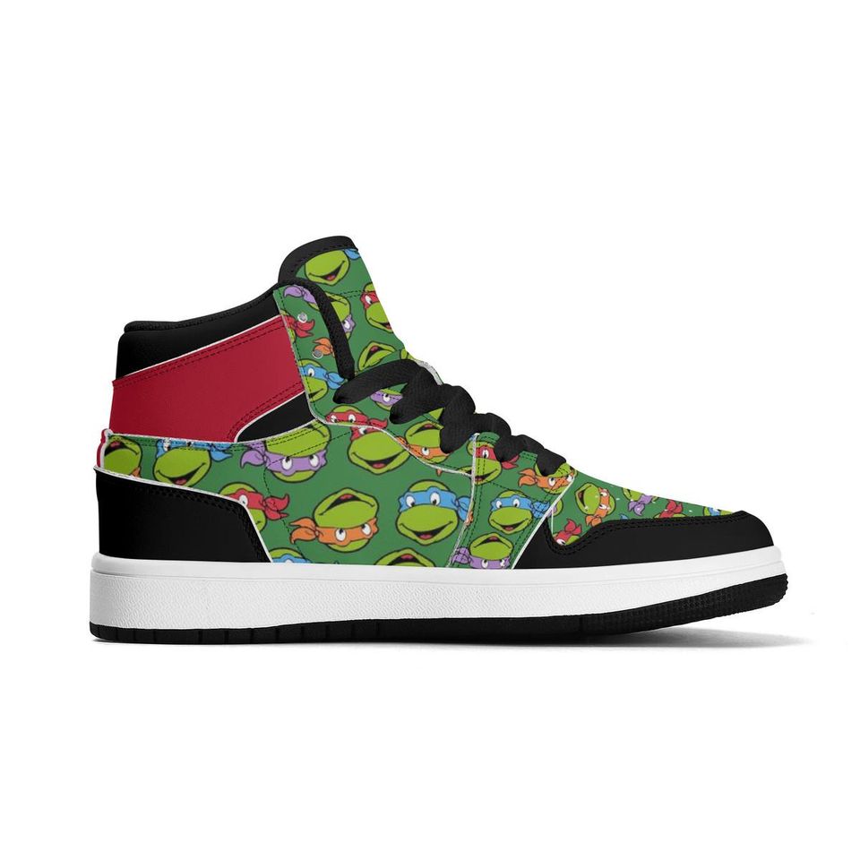 Character Turtles Children High-Top Sneakers