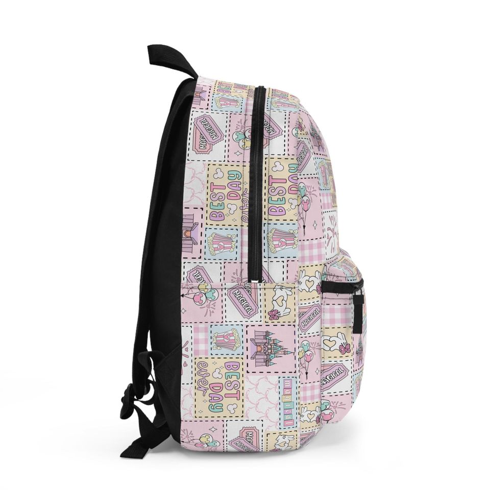 Pastel Theme Park Backpack - Best Day Ever Magical Adventure Bag