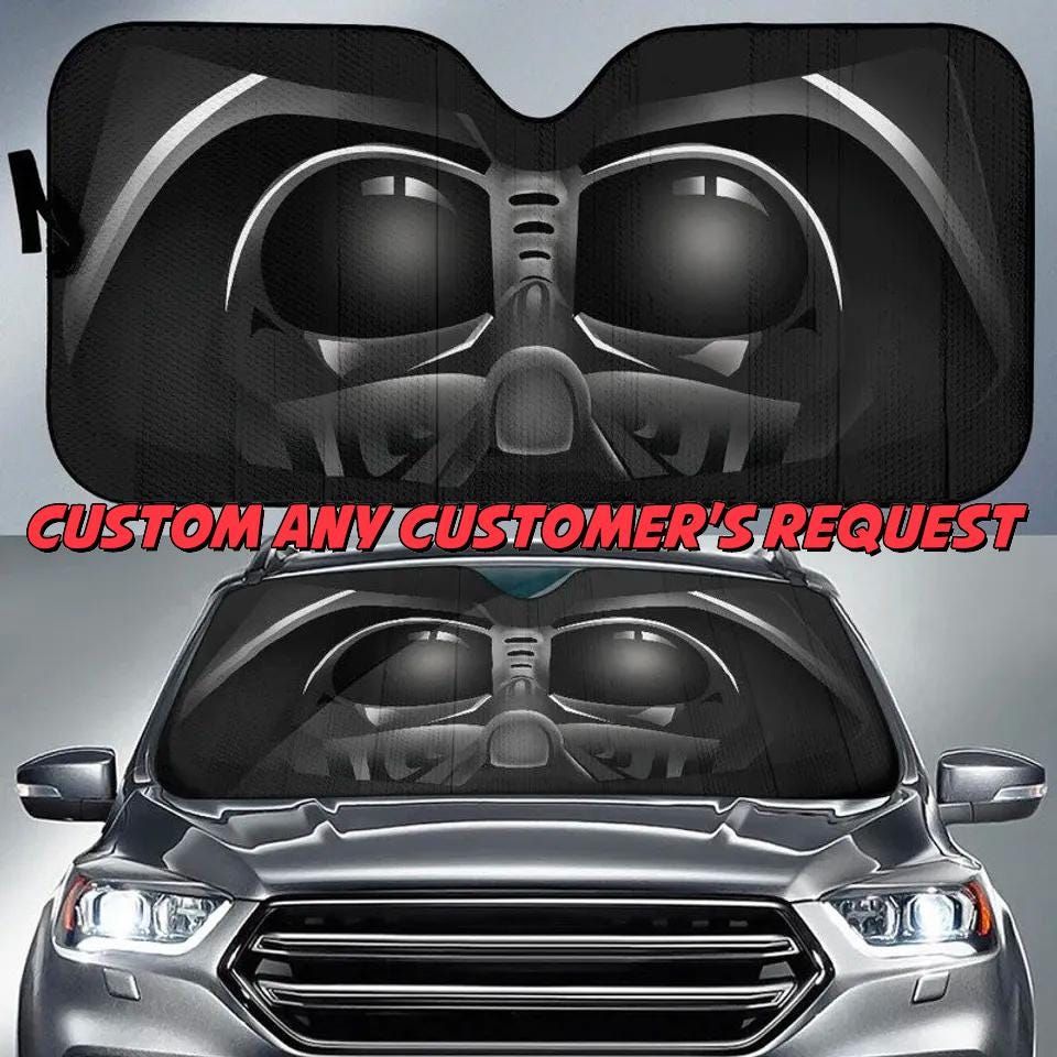 Darth Vader Car Windshield, Starwars Sunshade, Car Accessories, Galaxy Edge Sun Shade