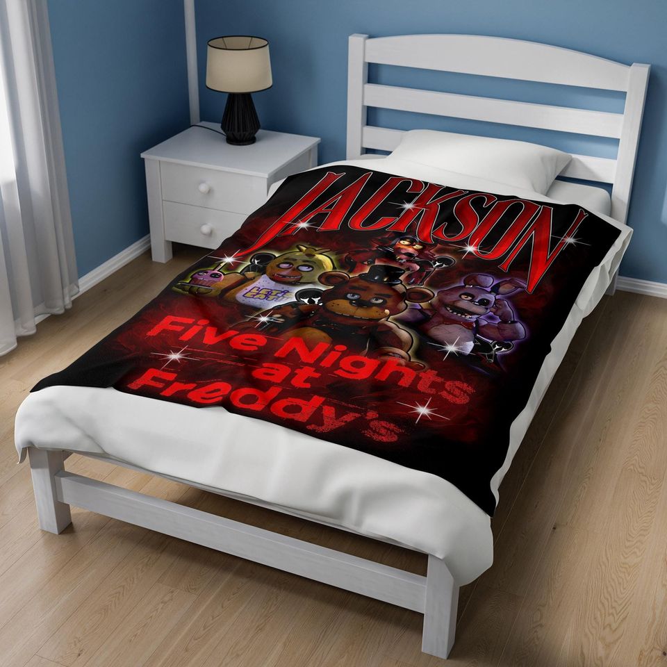 Customized Five Nights at Freddy's Blanket, FNAF Blanket, FNAF Baby Blanket