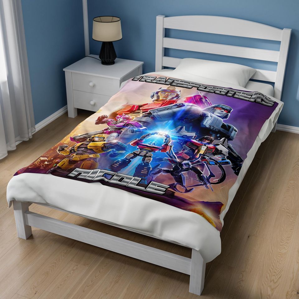 Custom Transformer Blanket/Personalized Optimus Prime Blankets