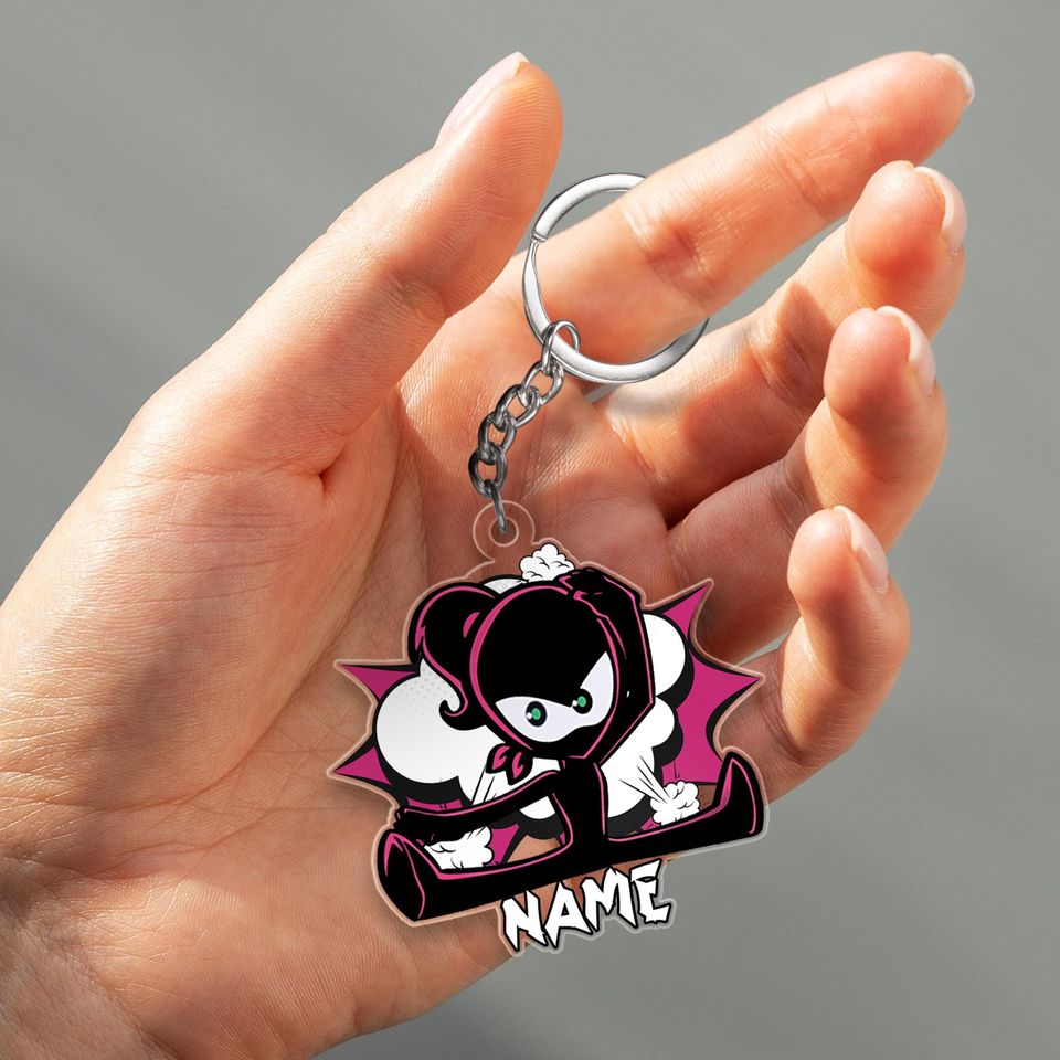Custom Ninja Kidz keychain, Ninja Kidz Warrior keychain, Ninja Warrior