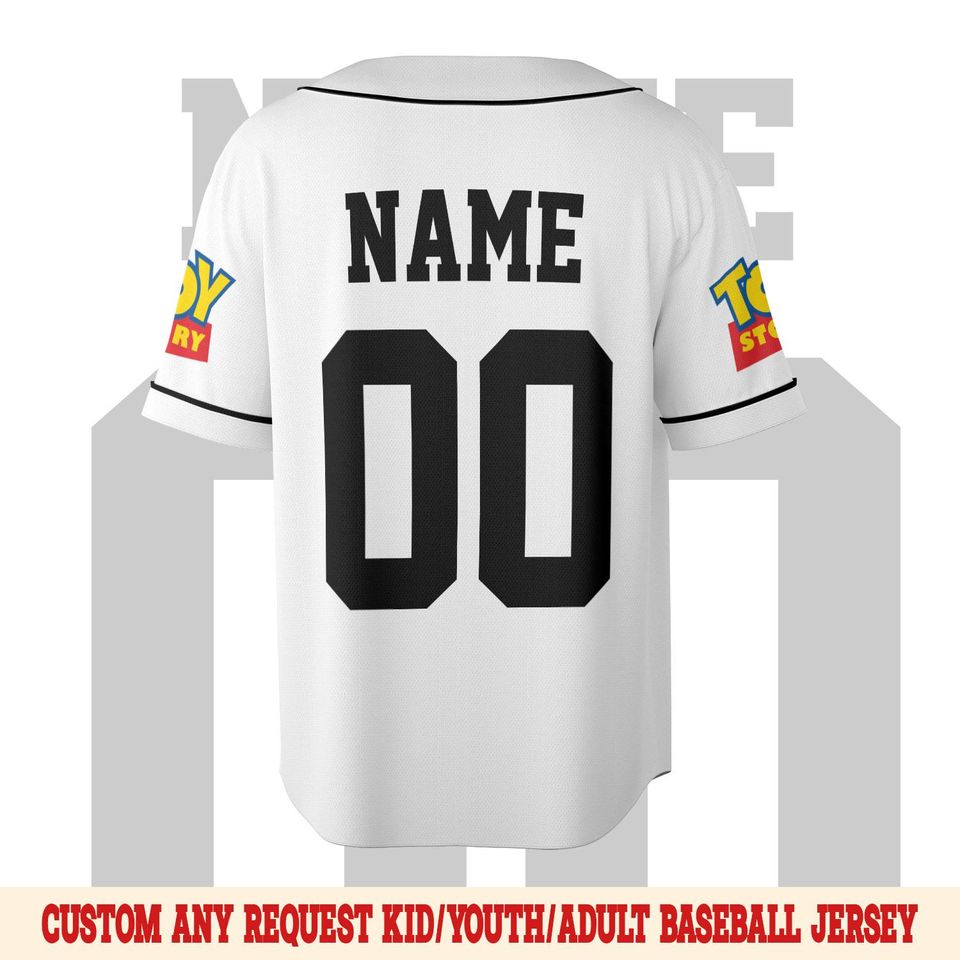 Forky Halloween Costume Baseball Jersey, Forky Halloween Group, Forky Emotion Face Jersey