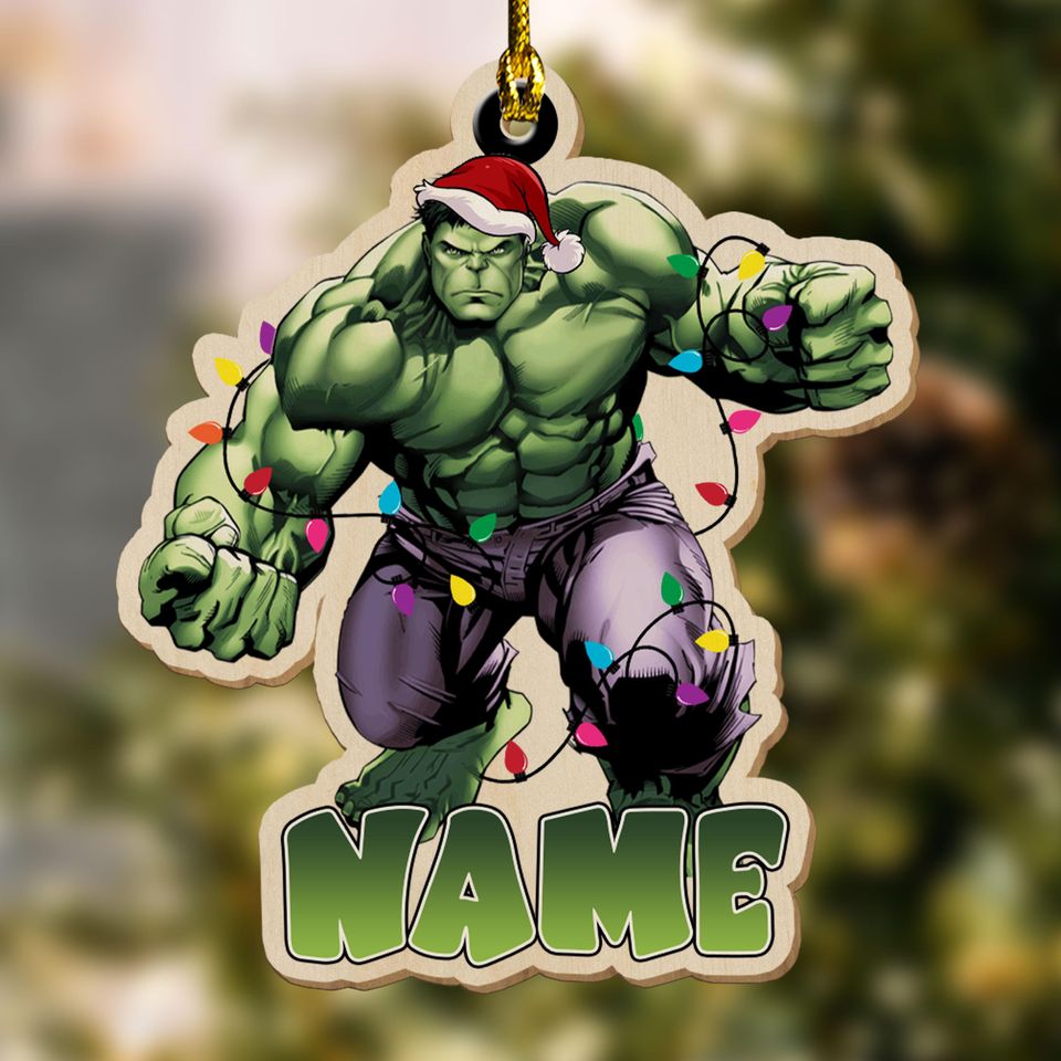 Hulk Ornament, Hulk Customized Acrylic Ornament, Ornament Personalized 2025