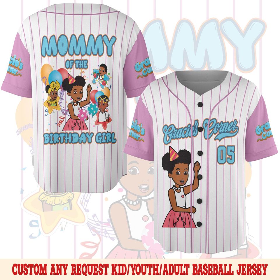 Custom Gracie's Corner Baseball Jersey, Gracie's Corner Baseball Jersey