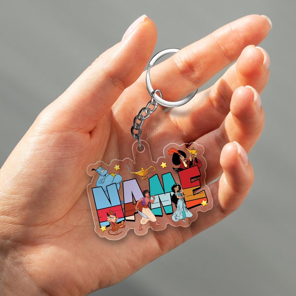 Aladdin keychain, Aladdin Christmas keychain, 2025 Christmas keychain
