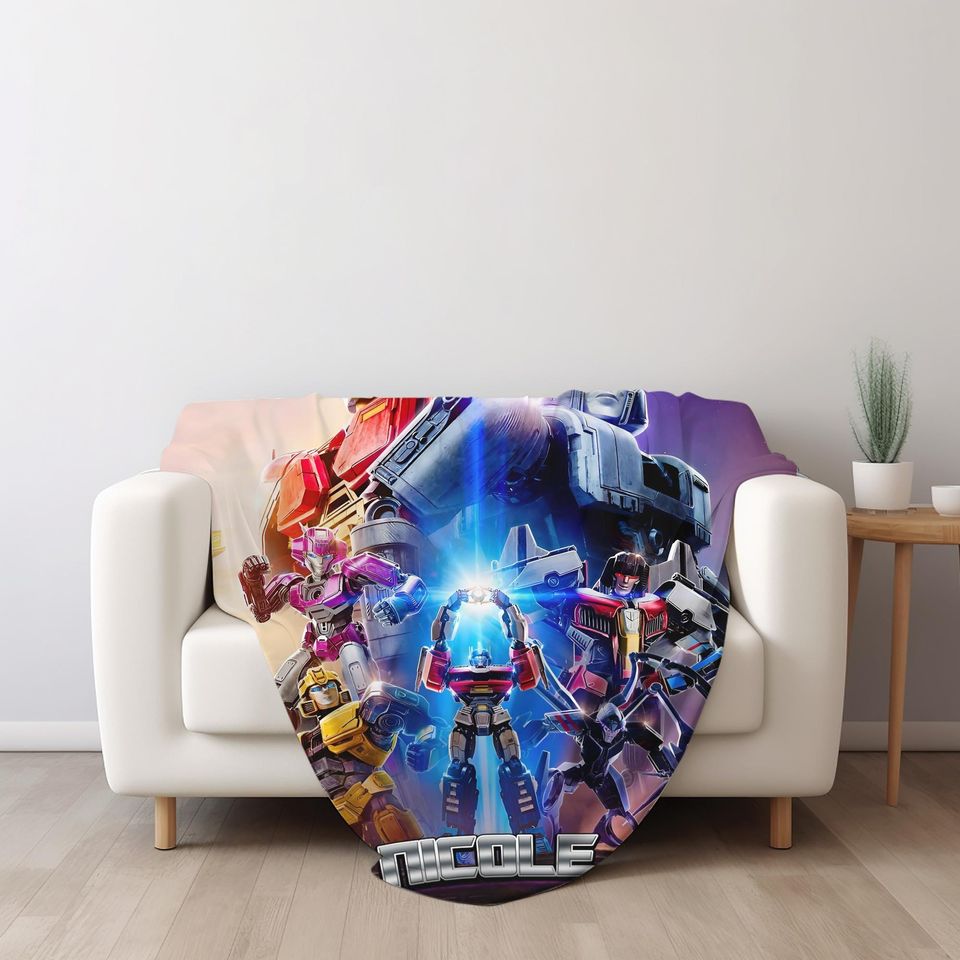 Custom Transformer Blanket/Personalized Optimus Prime Blankets