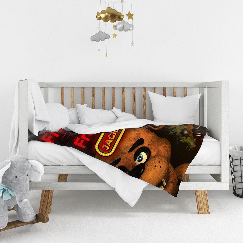 Customized Five Nights at Freddy's Blanket, FNAF Blanket, FNAF Baby Blanket