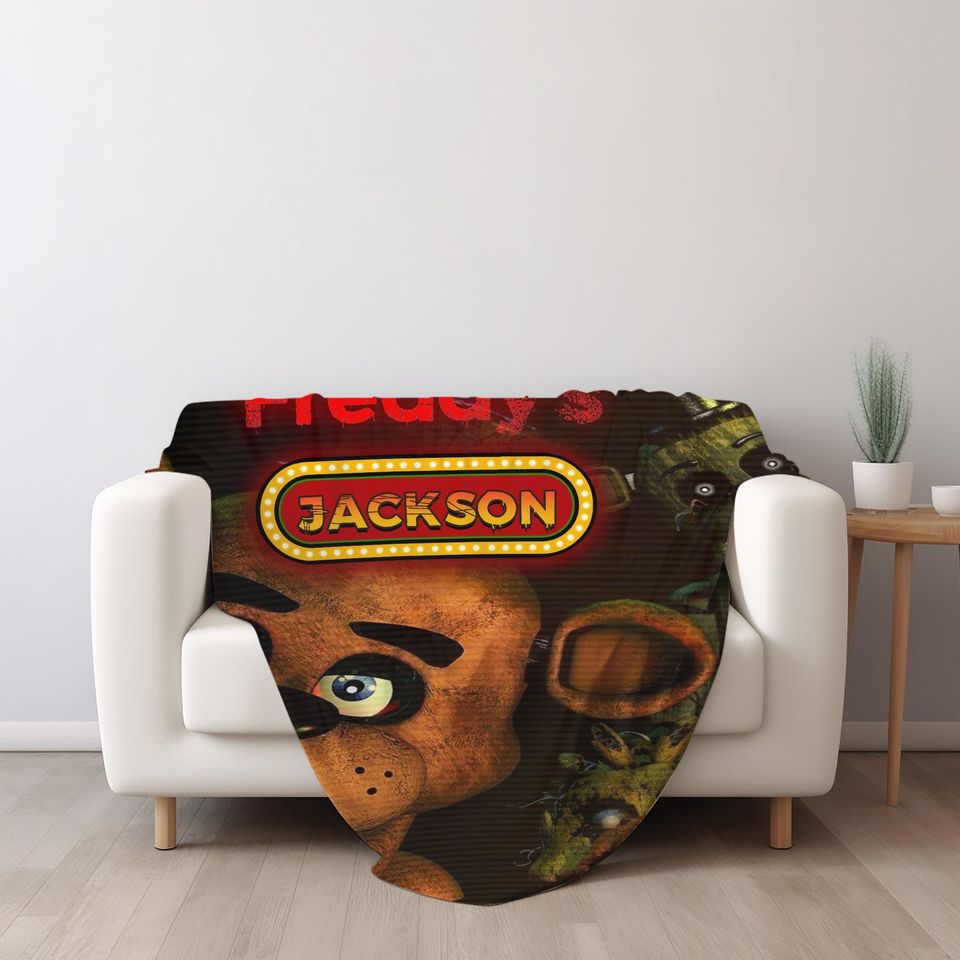 Customized Five Nights at Freddy's Blanket, FNAF Blanket, FNAF Baby Blanket