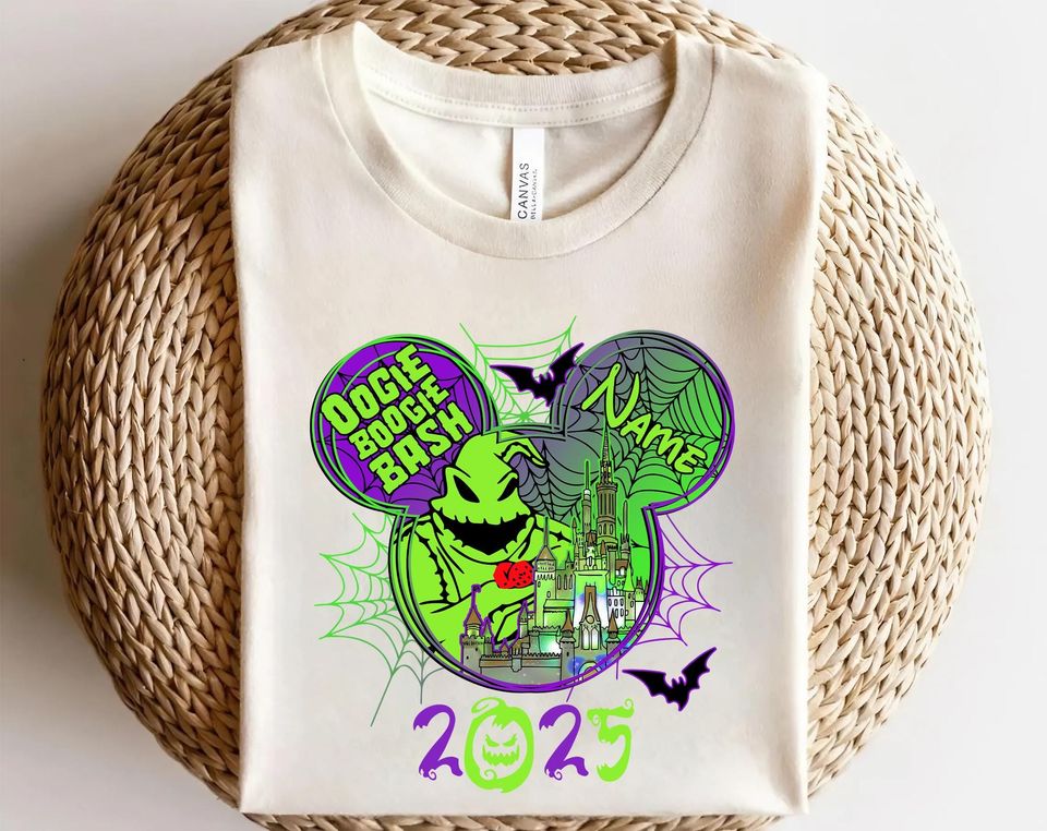 Personalized Oogie Boogie Bash 2025 shirt, Mickey Stitch Oogie Boogie Halloween